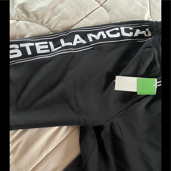 Stella Mccartney Mens Black Shared Fleece Shorts - Picture 6 of 9
